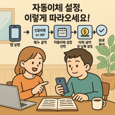 2025년 연금저축과 IRP 자동이체 설정법과 납입 전략