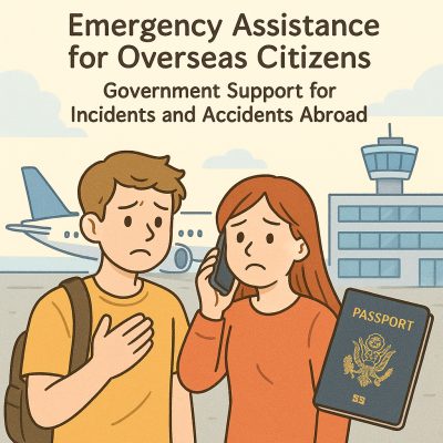 해외에서 위기에 처한 재외국민에게 긴급지원비를 제공하는 정부 제도 안내 이미지