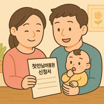 첫만남이용권 신청 방법과 사용 꿀팁 총정리 1 첫만남이용권을 신청하는 부모와 아기의 모습