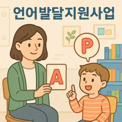 언어발달지원사업의 지원대상, 신청방법, 혜택을 안내하는 복지 정보 썸네일