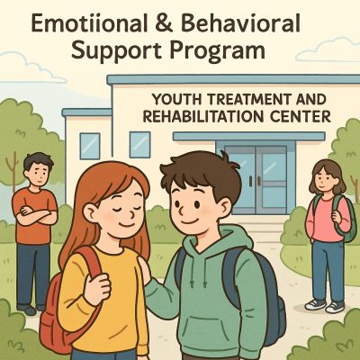 청소년치료재활센터에서 상담받는 정서·행동 문제 청소년의 모습