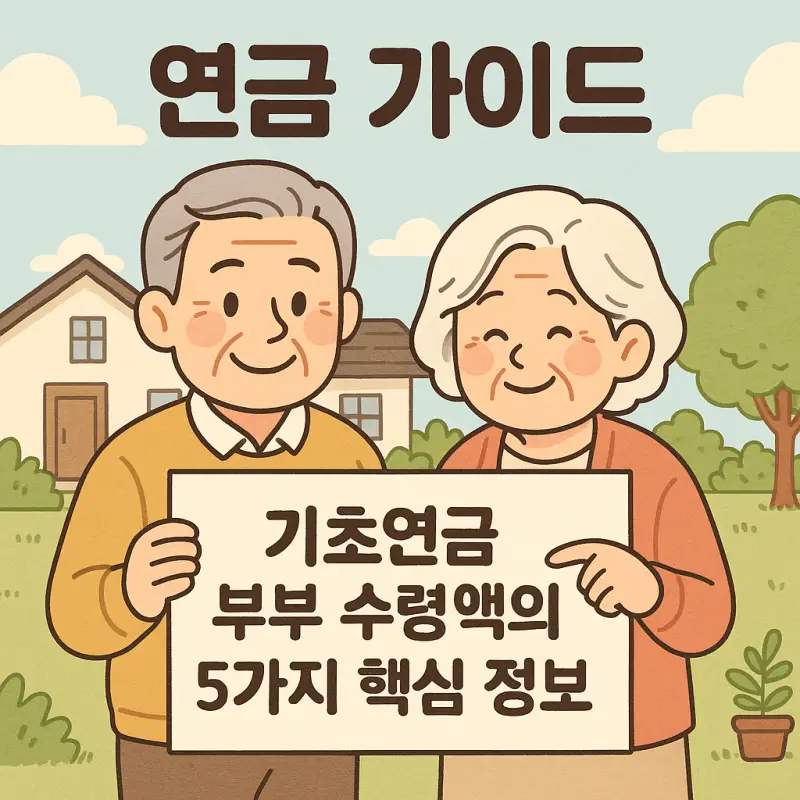 기초연금 부부 수령액의 5가지 핵심 정보를 정리한 연금 가이드 썸네일